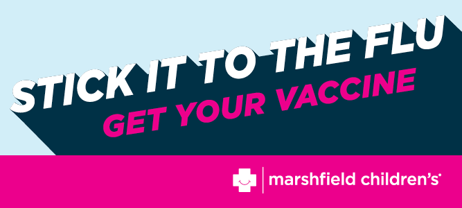 Stick it to the flu. Get your vaccine.